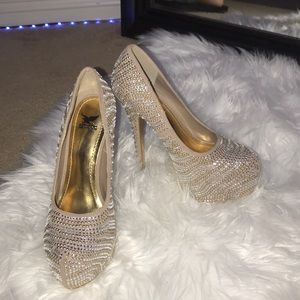 Stiletto sheikh sparkle heels